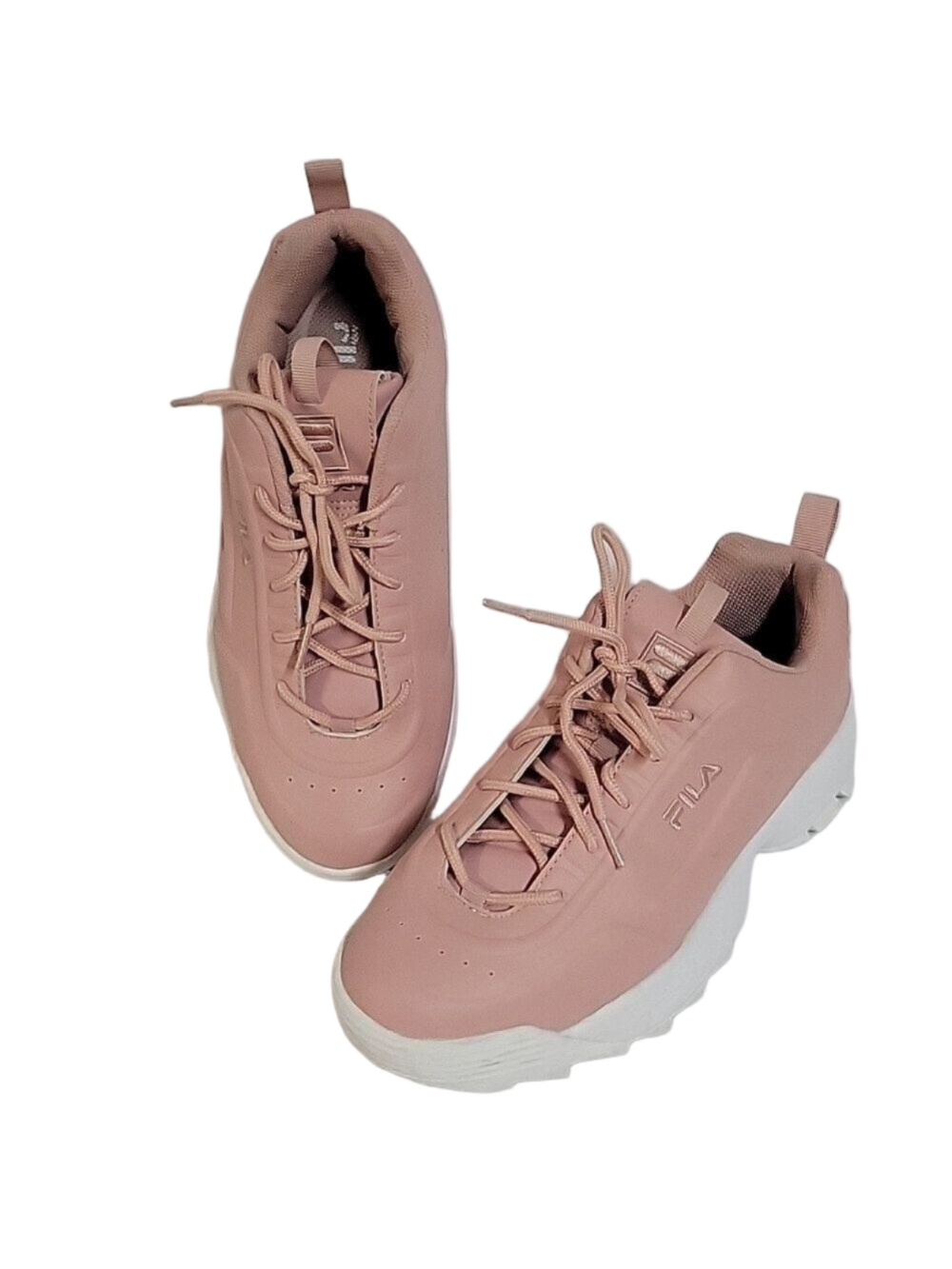 Fila Pink Disruptor II FS Women's Lifestyle Chunky Platform Sneakers, Size 11
